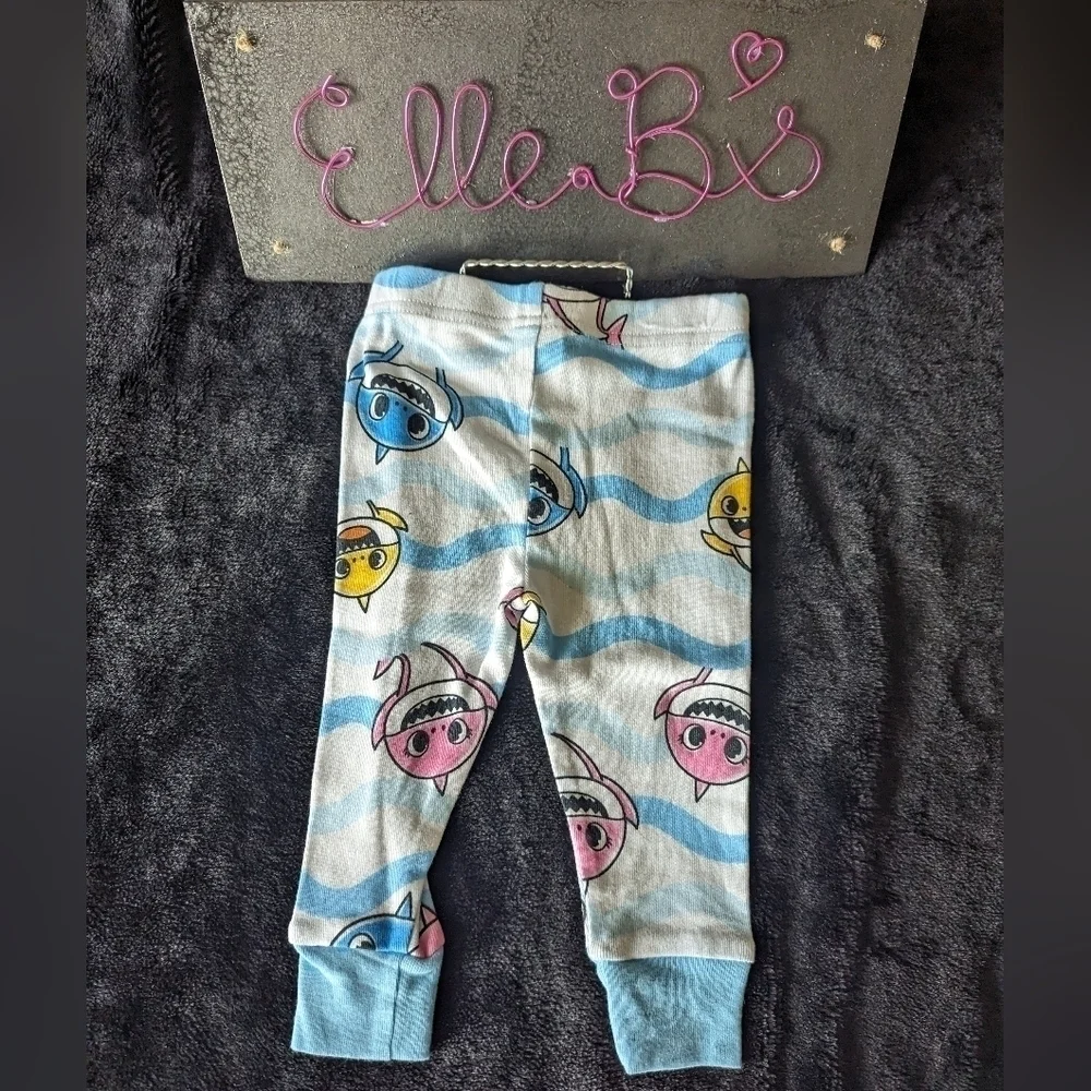 NWT Baby Shark Pajama Bottoms 12M